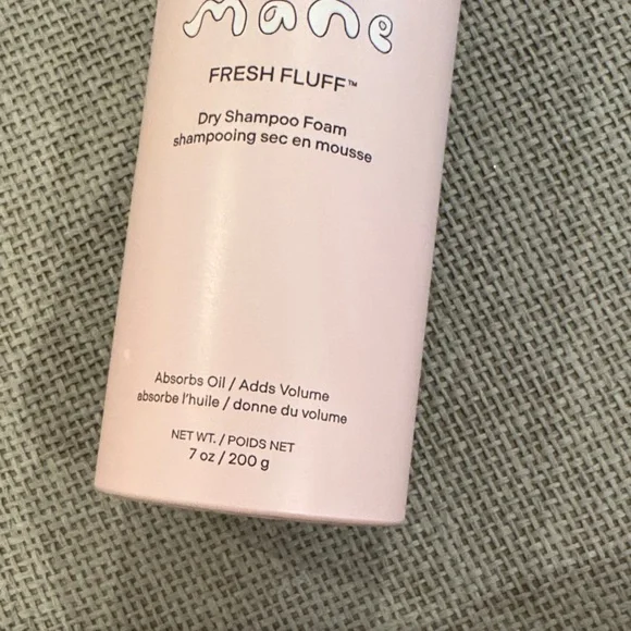 Mane Fresh Fluff Dry Shampoo Foam shampooing sec absorbs oil adds volume hair - Picture 2 of 2